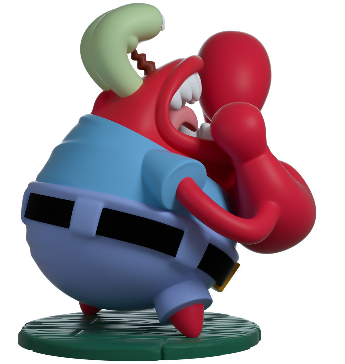 bob leponge vinyl figurine choking mr krabs youtooz
