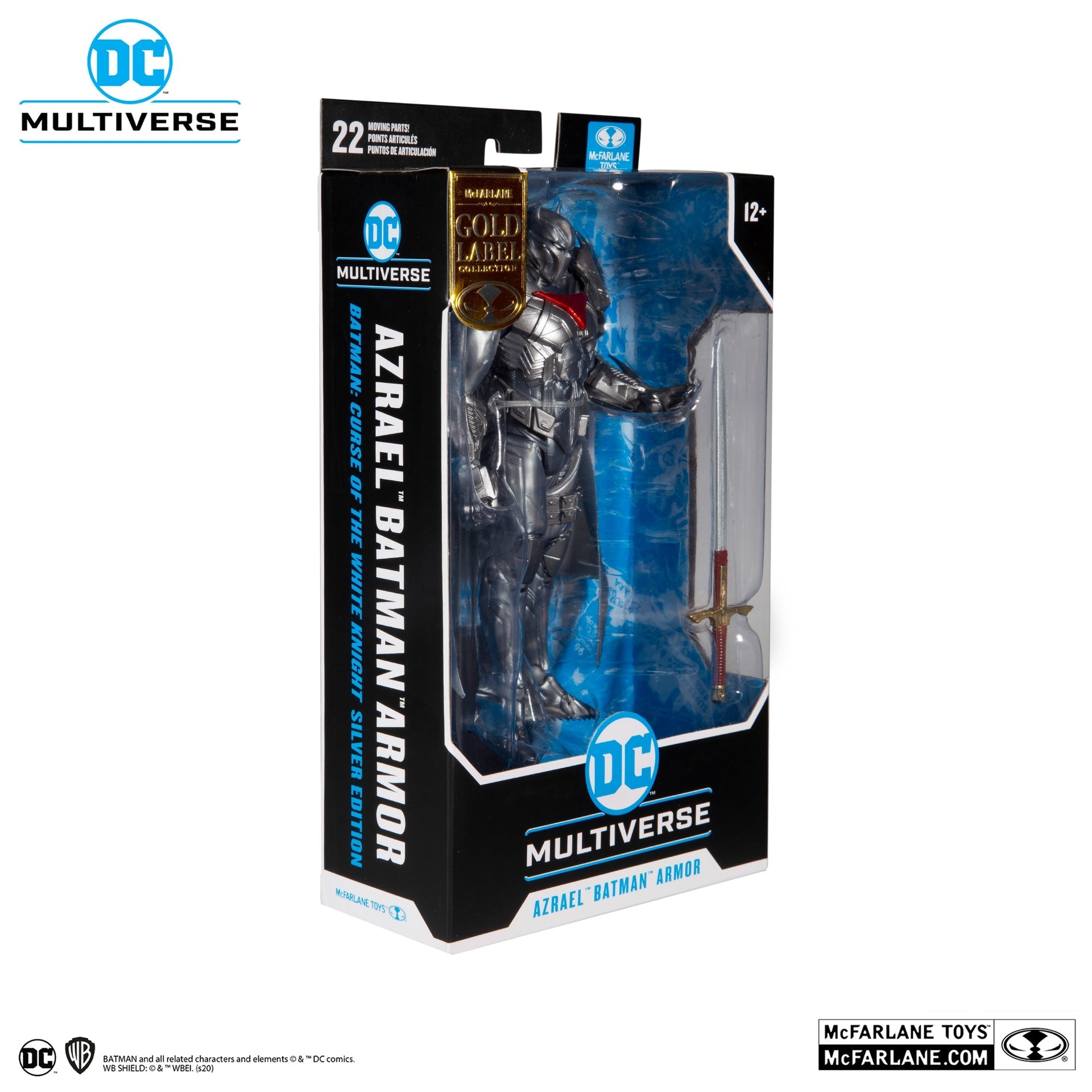 azrael™ batman™ armor gold label mcfarlane toys