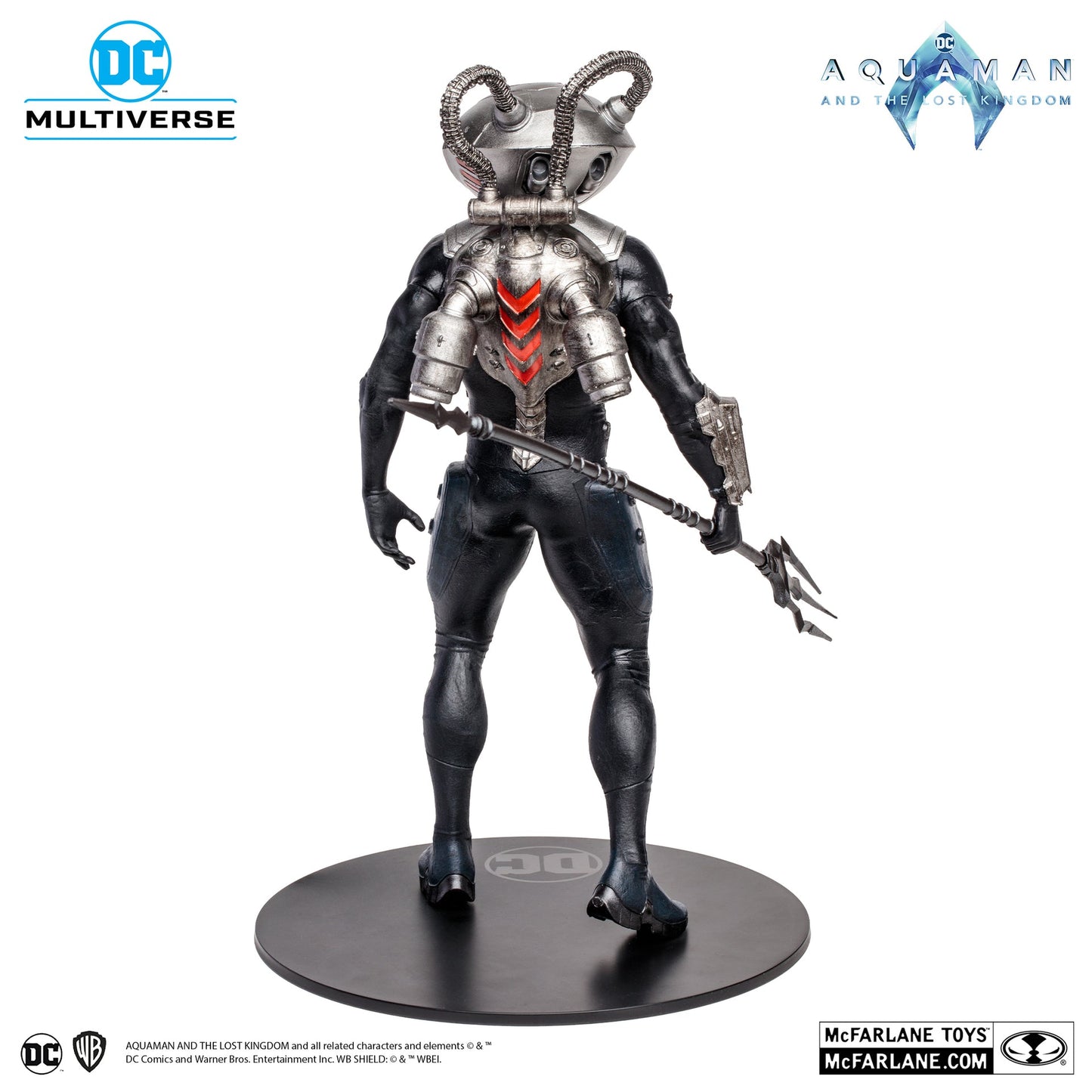 black manta aquaman and the lost kingdom 12 pvc statue mcfarlane toys