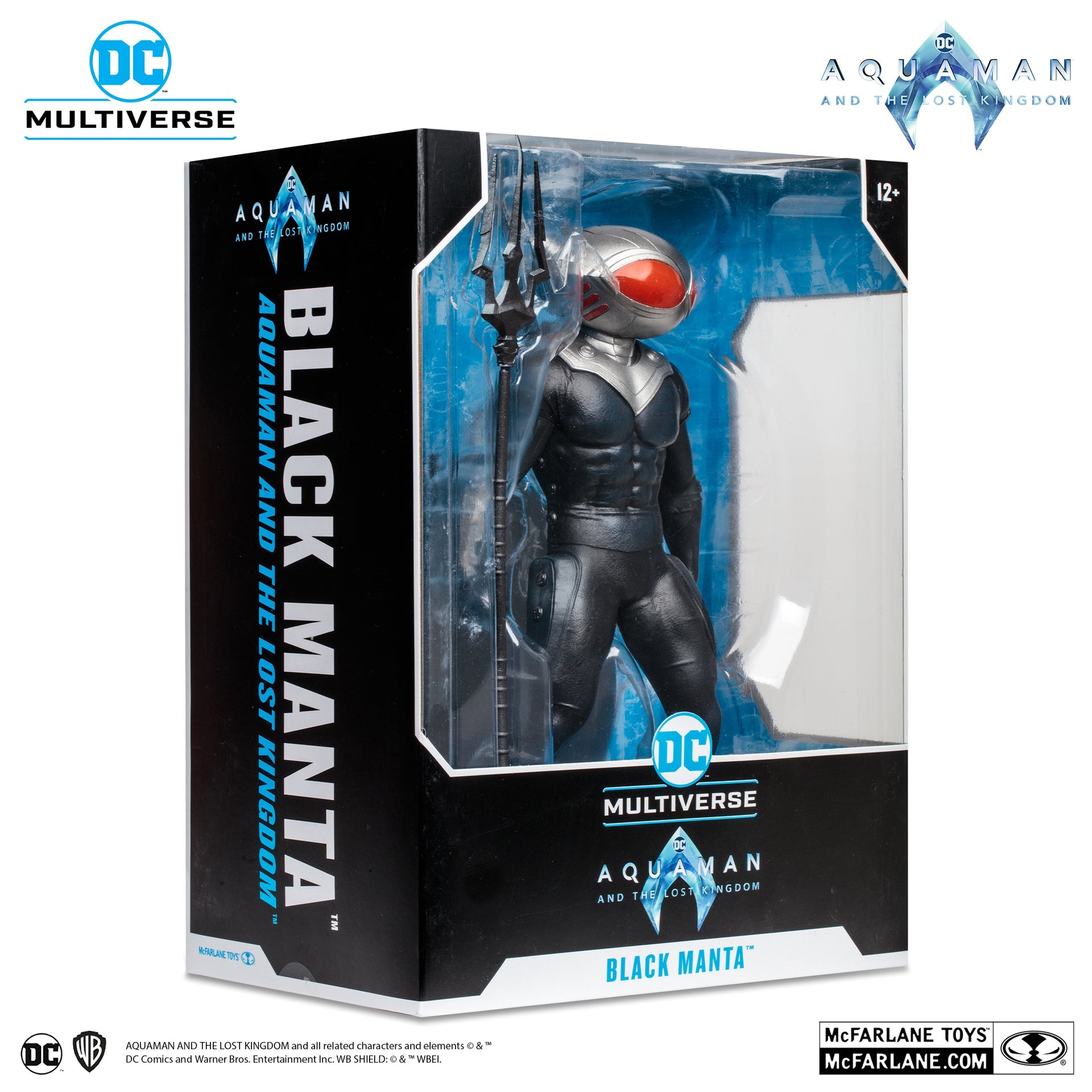 black manta aquaman and the lost kingdom 12 pvc statue mcfarlane toys