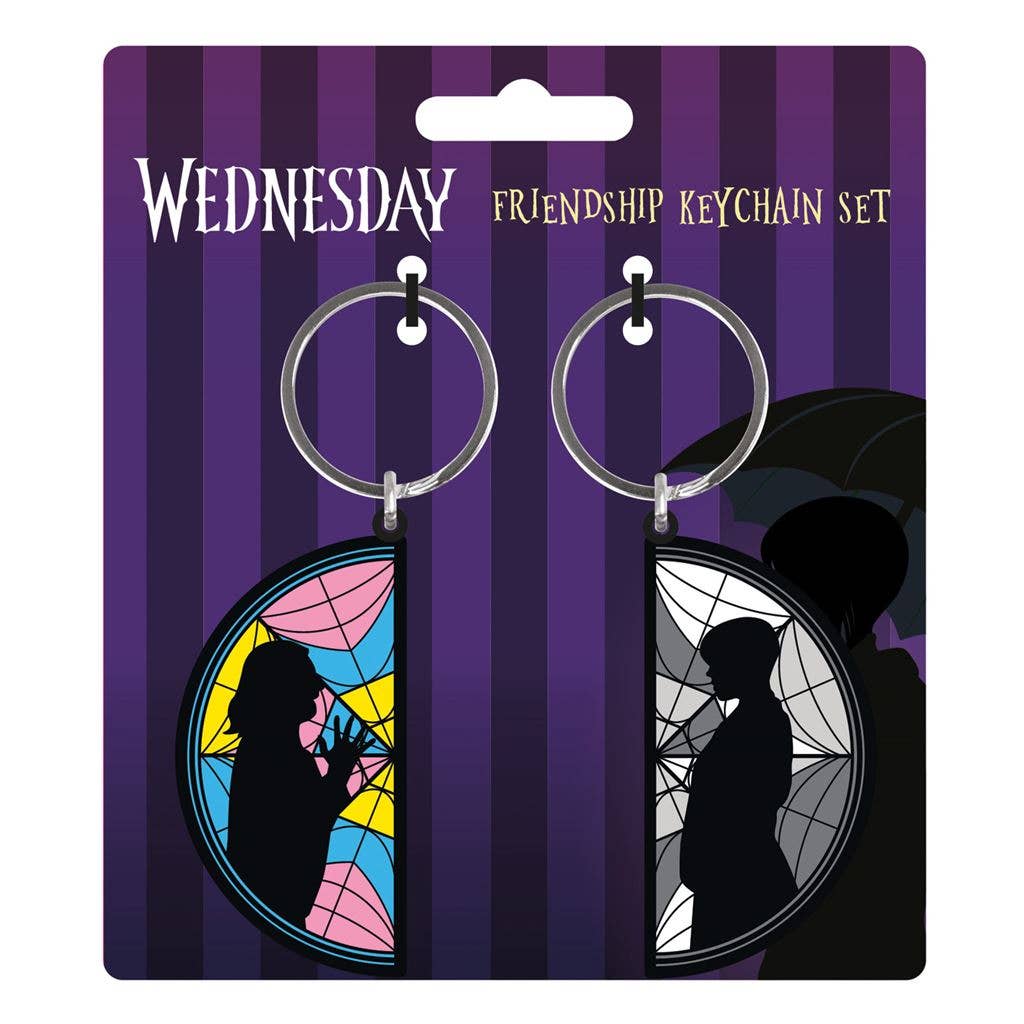 Porte-clés Mercredi - Fenêtre 2-Pack