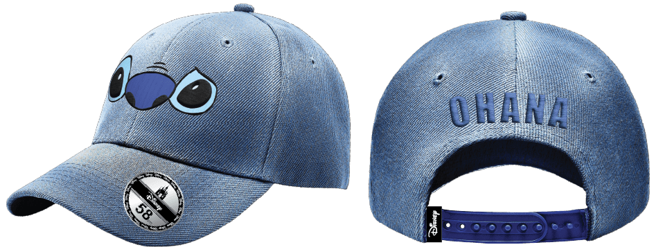 casquette denim lilo stitch stitch yeux cotton division