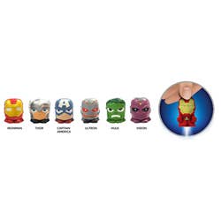 AVENGERS MICROLITE EN EMBALLAGE TRANSPARENT 3,4X3,4X11,4 CM