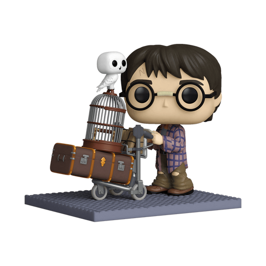 pop deluxe harry potter pushing trolley 135
