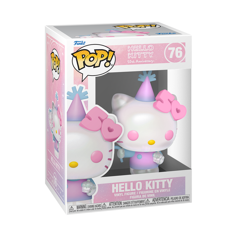 pop hello kitty with balloon 50th anniversary 76