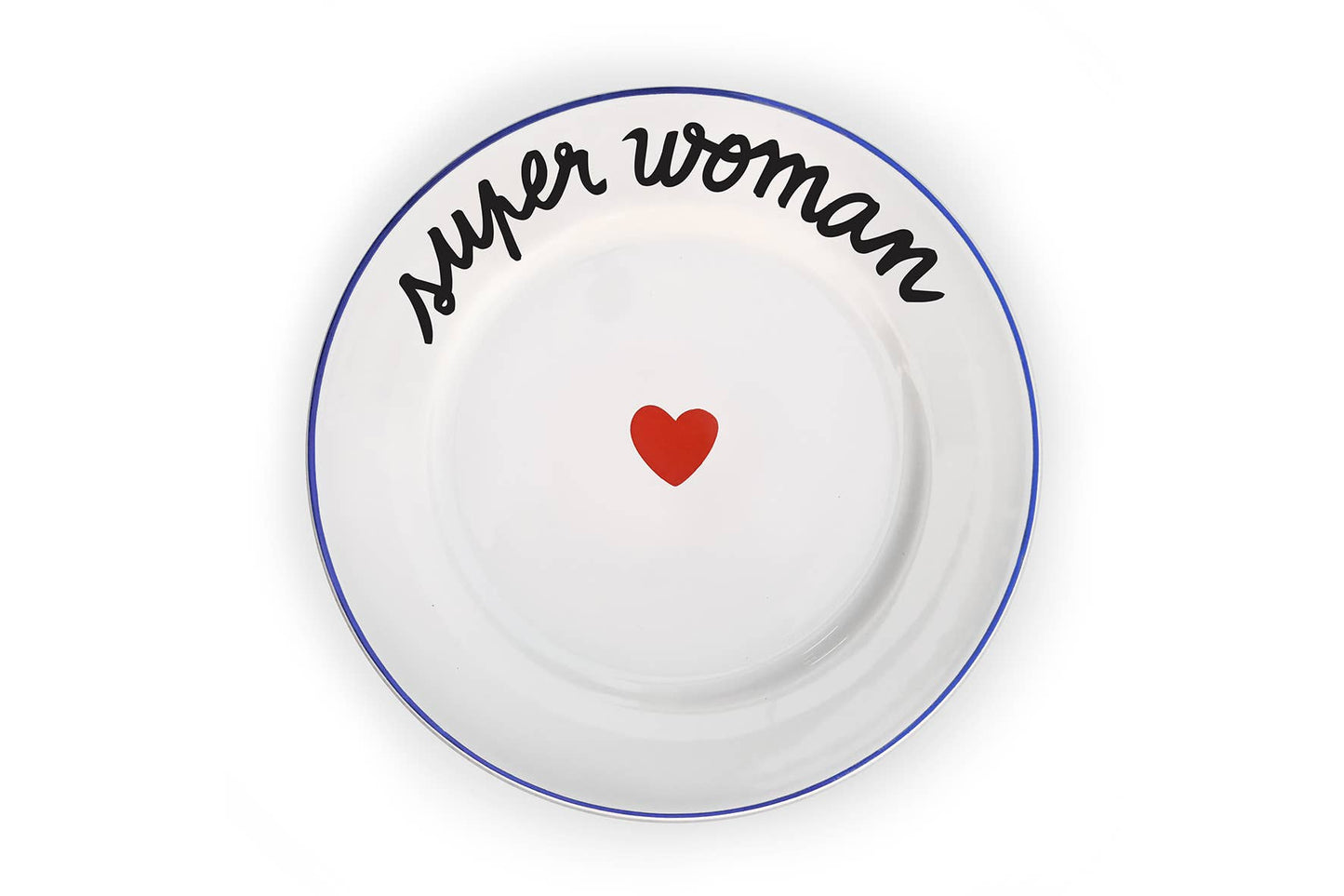 Assiette LA FAMILLE S'ÉCLATE - Super Woman