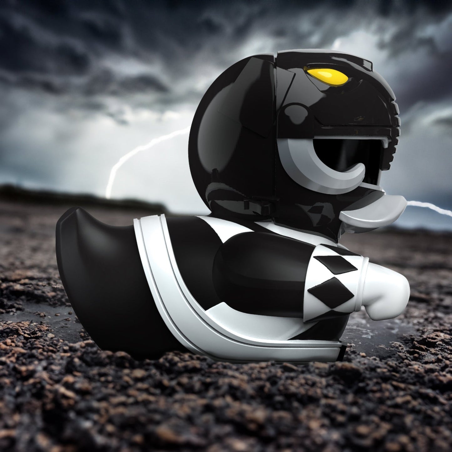 Canard Power Rangers Noir (First Edition)
