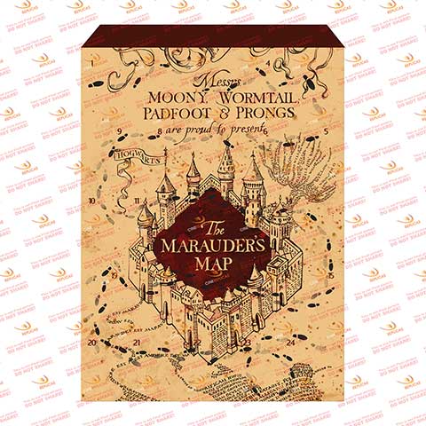 Calendrier de l'avent Harry Potter Carte du Maraudeur | Cinereplicas Harry Potter Hogwarts Funko