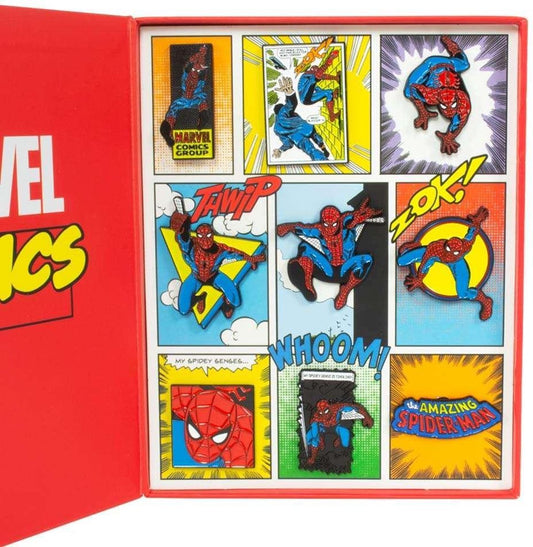 coffret-de-pin-s-spiderman-retro