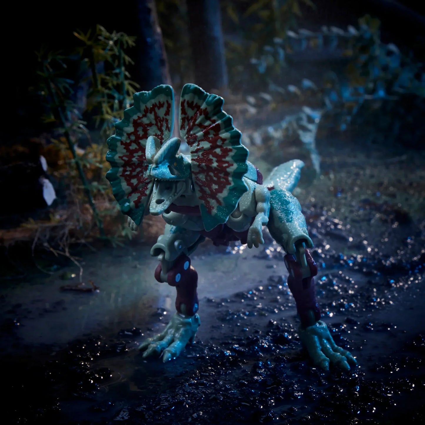 Transformers Collaborative Jurassic Park x Transformers Dilophocon et Autobot JP12