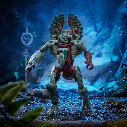 Transformers Collaborative Jurassic Park x Transformers Dilophocon et Autobot JP12
