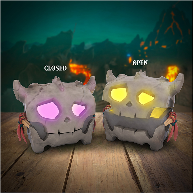 THE LEGEND OF ZELDA Coffre Bokoblin Lampe avec son 12cm