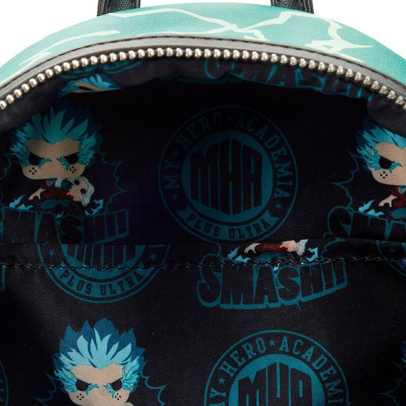 funko pop by loungefly my hero academia deku infinity glow cosplay mini backpack loungefly