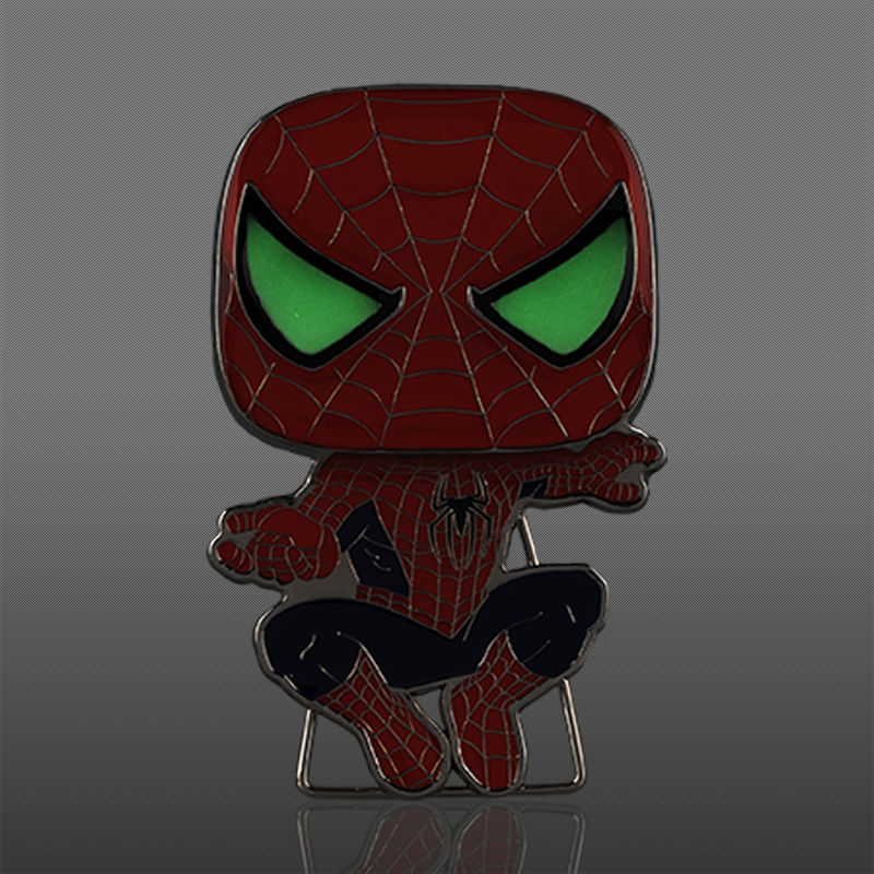 pop pin friendly neighborhood spider man glow 29
