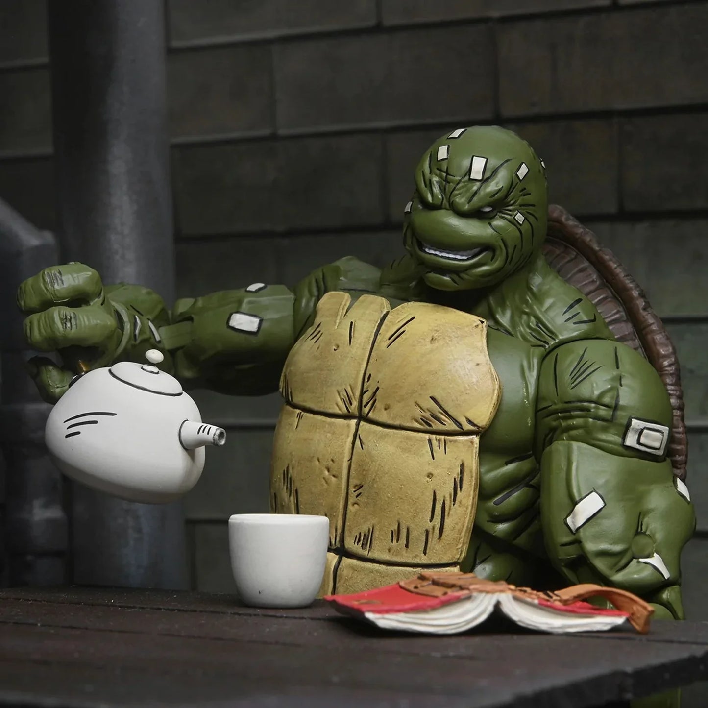 teenage mutant ninja turtles the last ronin 7 scale action figure battle damaged ronin neca