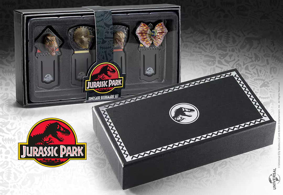 marque-pages-jurassic-park-dinosaures-noble-collection