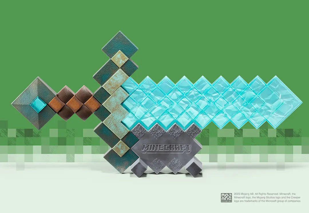 epee diamant replique collector minecraft noble collection