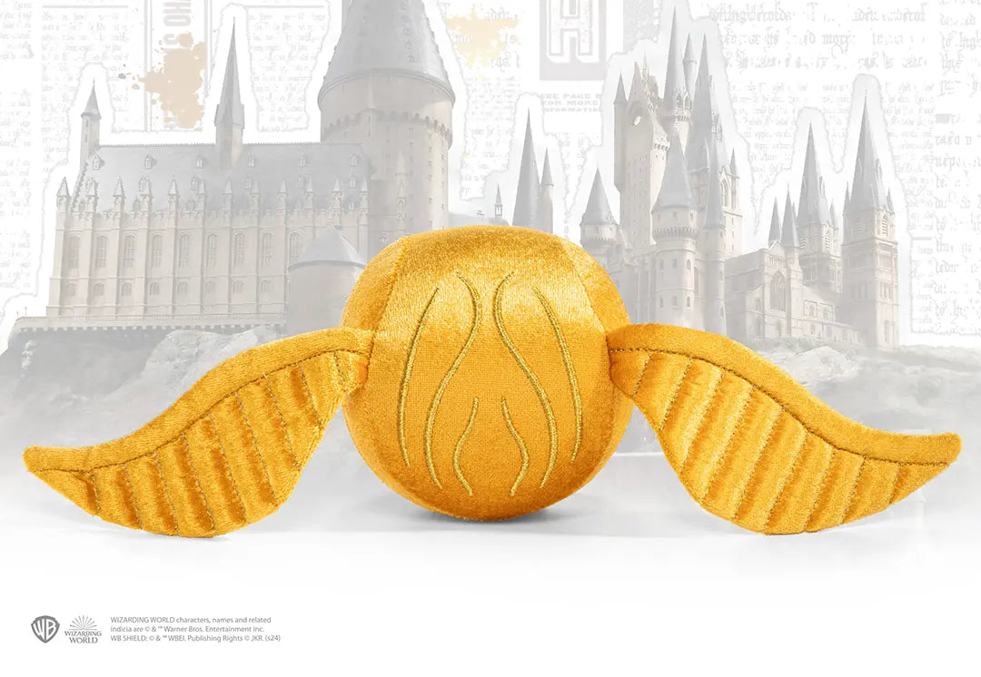 peluche-harry-potter-blason-de-poudlard-et-vif-d-or-noble-collection