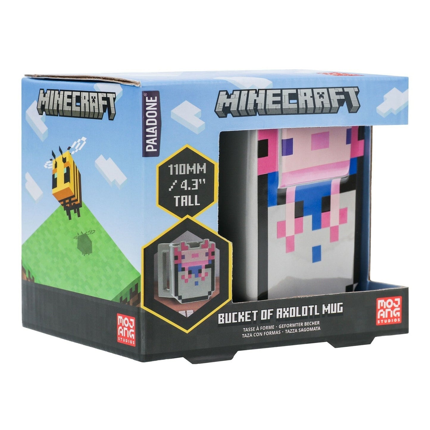 Mug 3D Minecraft - Axolotl