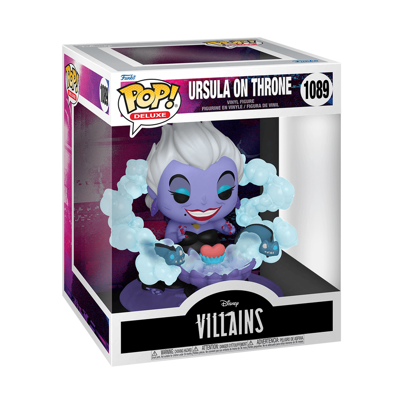 pop deluxe ursula on throne funko