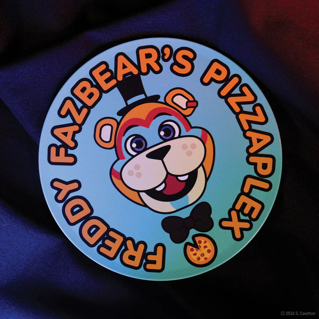 five nights at freddys printed metal drinks coasters fanattik