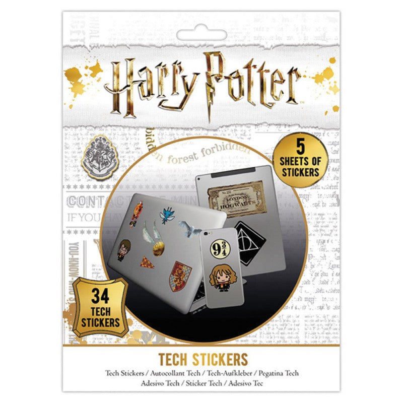 stickers harry potter lot de 34 pyramid