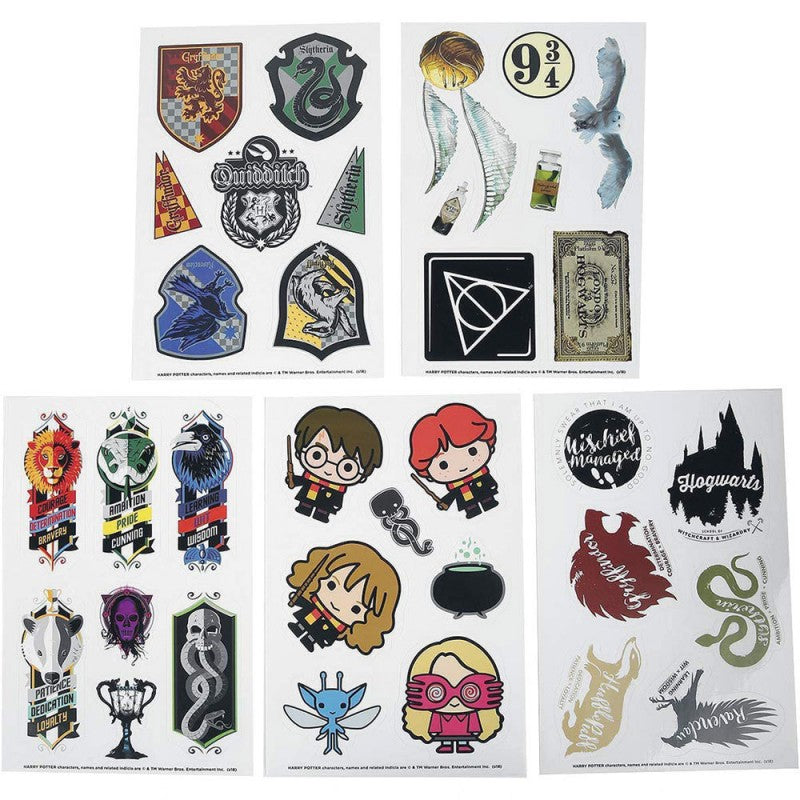 stickers harry potter lot de 34 pyramid