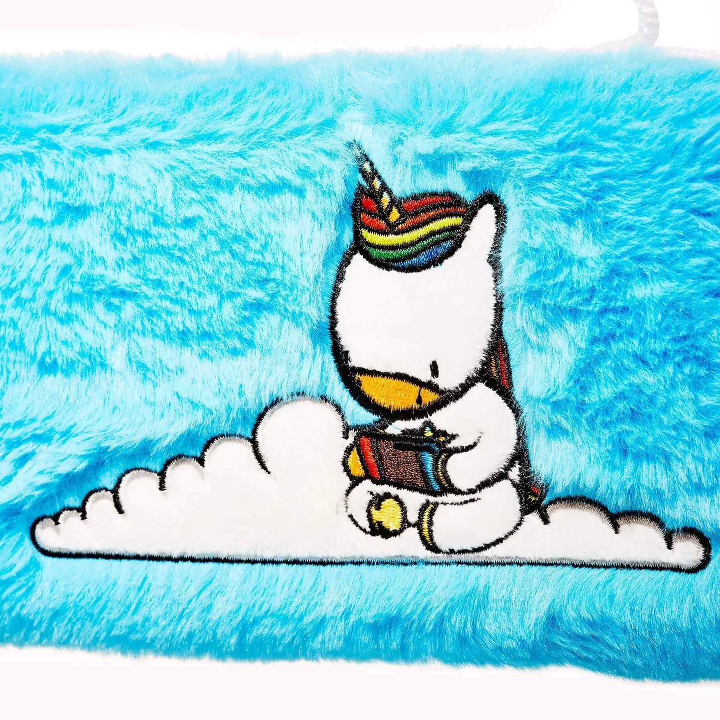 Nintendo Switch Case - Licorne Fluffy Bleue