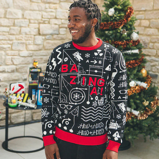 Pull de Noël The Big Bang Theory - Bazinga