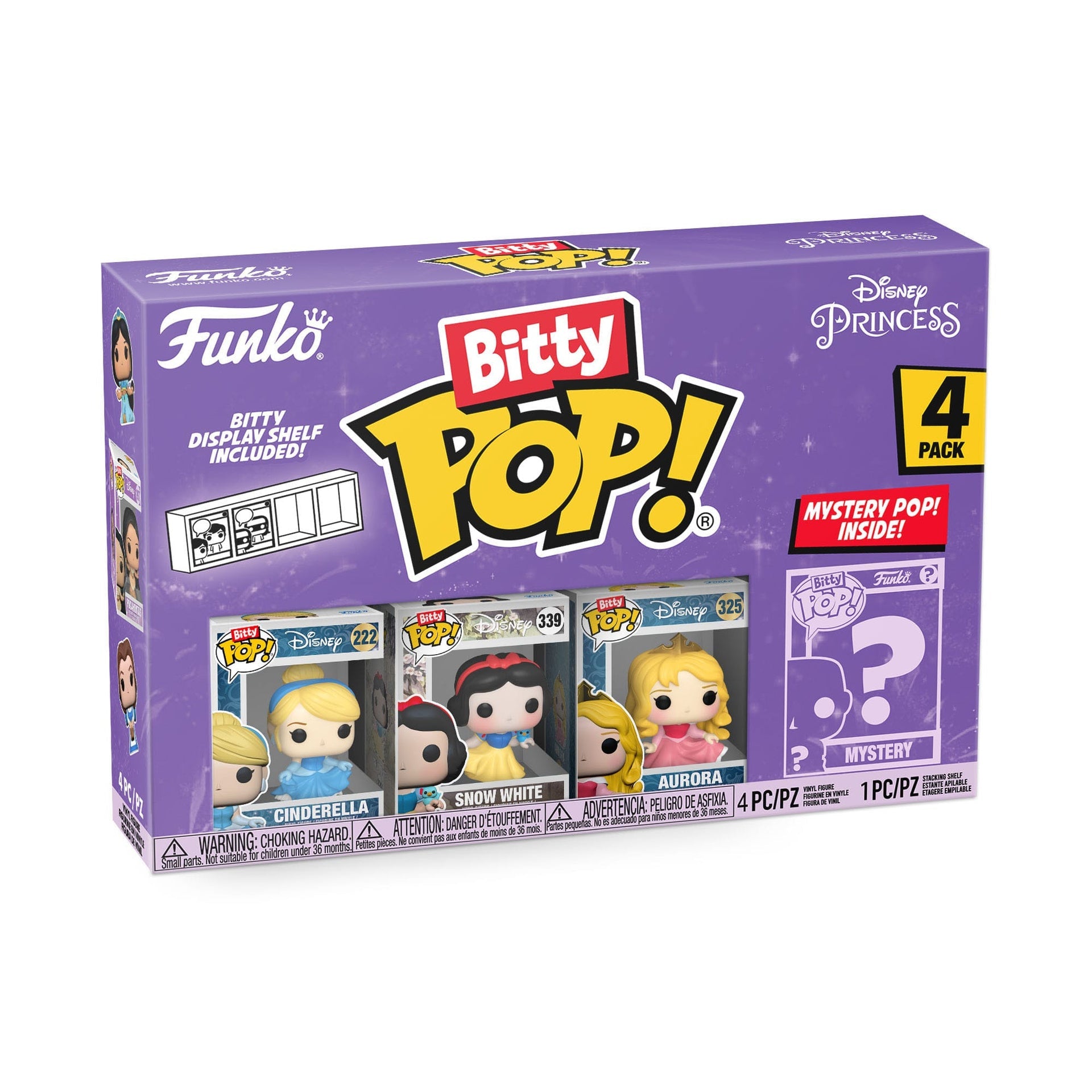 bitty pop disney princess 4 pack series 3