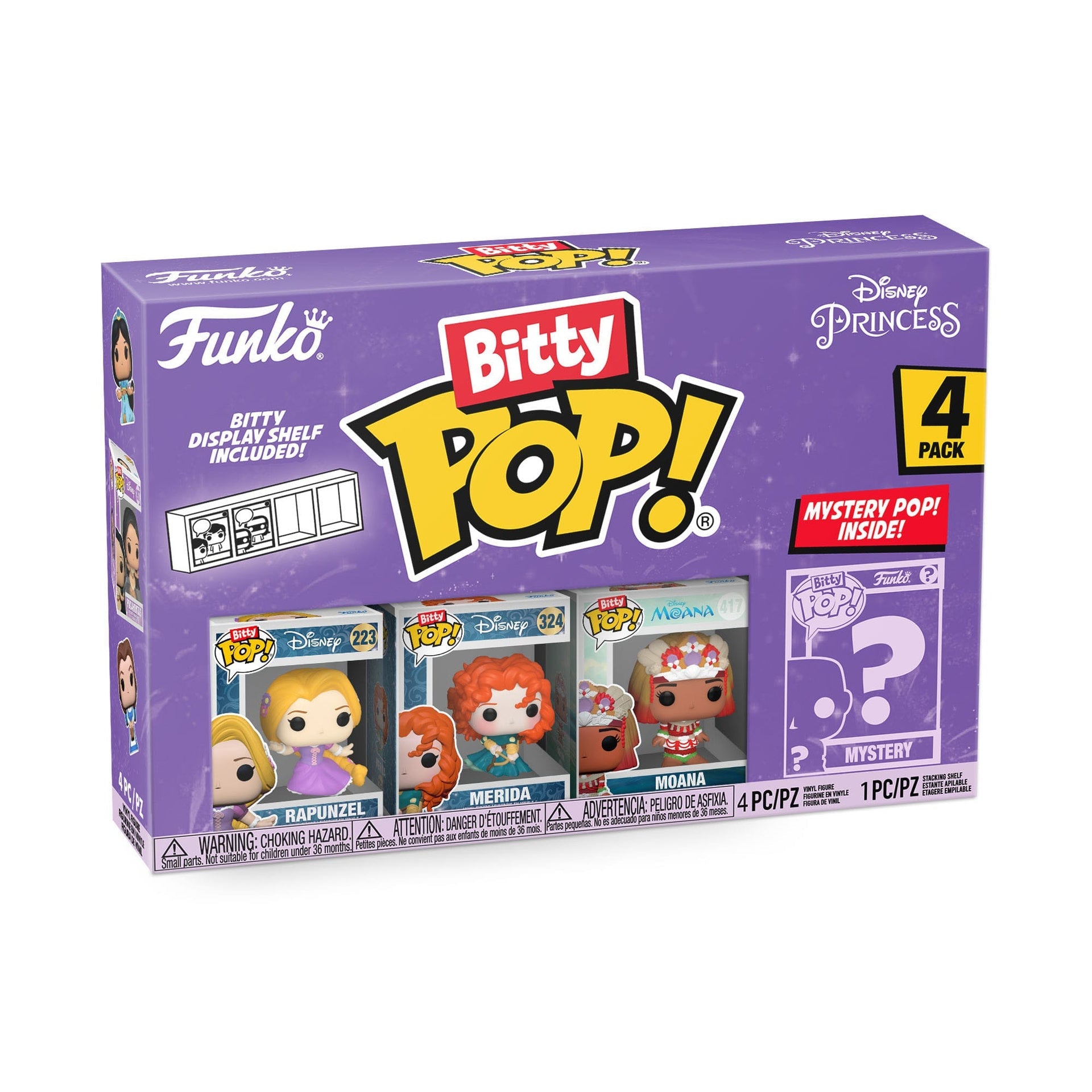 bitty pop disney princess 4 pack series 4