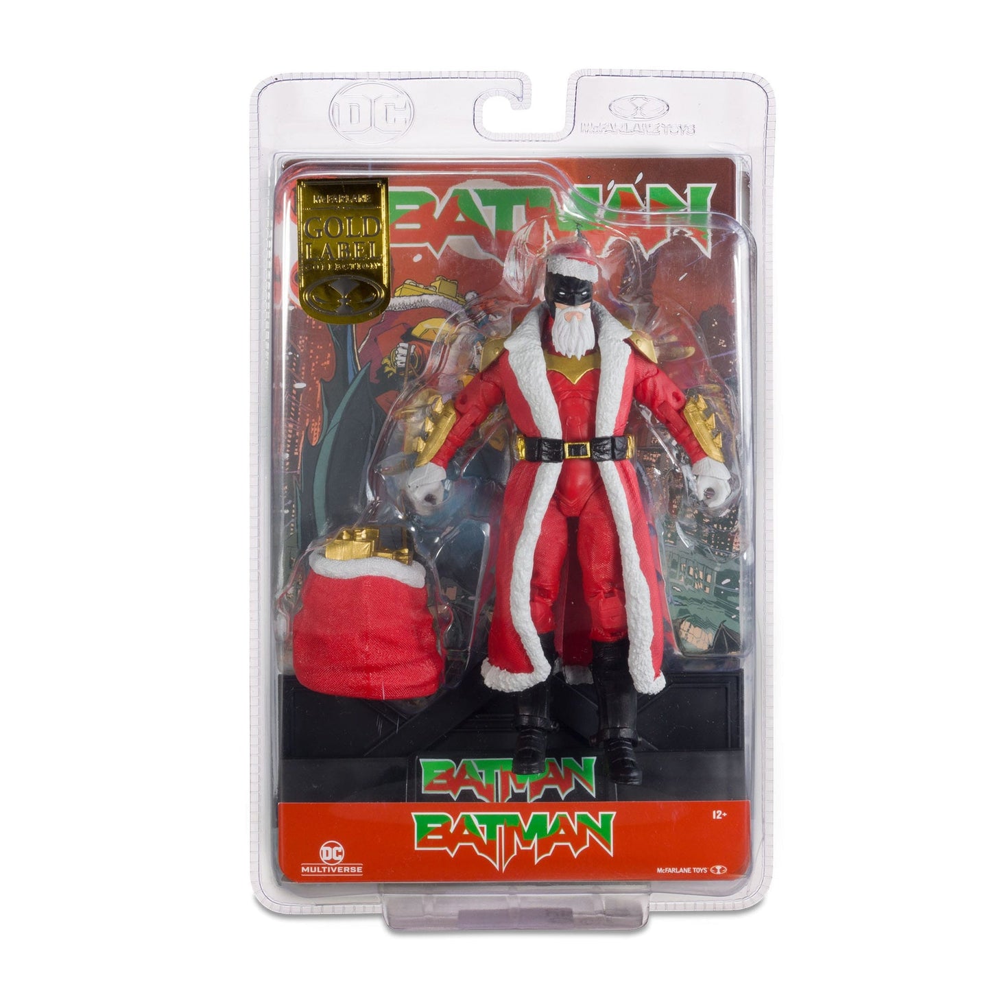batman santa red gold label mcfarlane toys