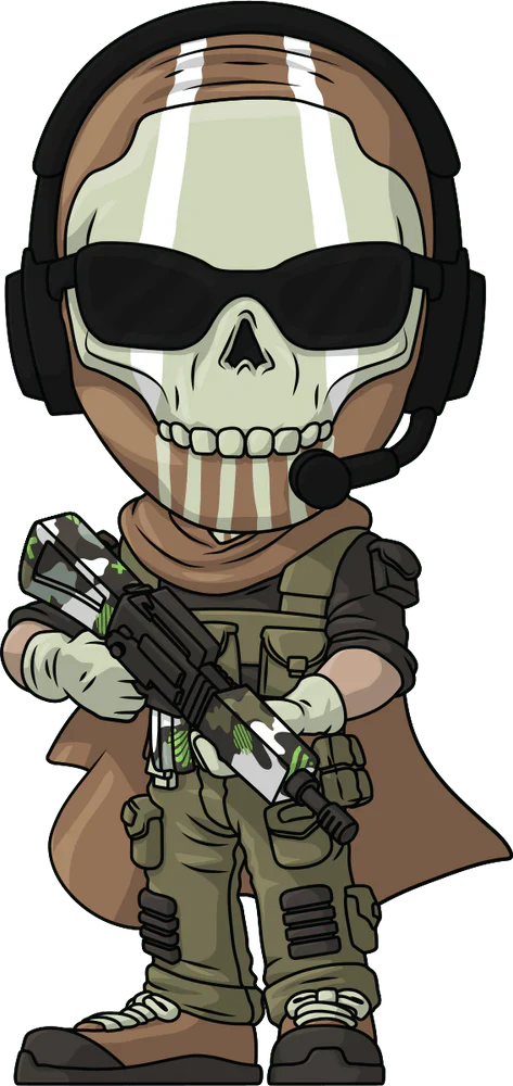 call of duty modern warfare 2 vinyl figurine ghost youtooz