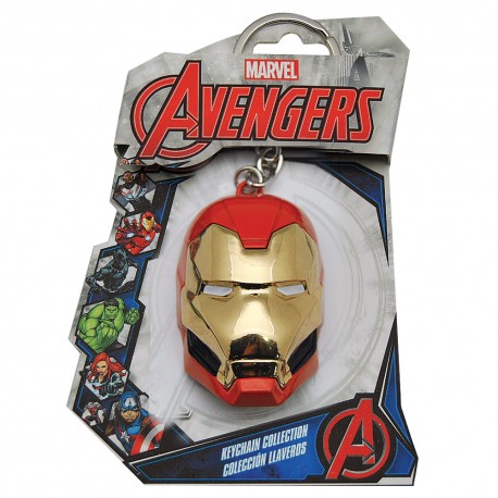 porte-cles-casque-iron-man-3d