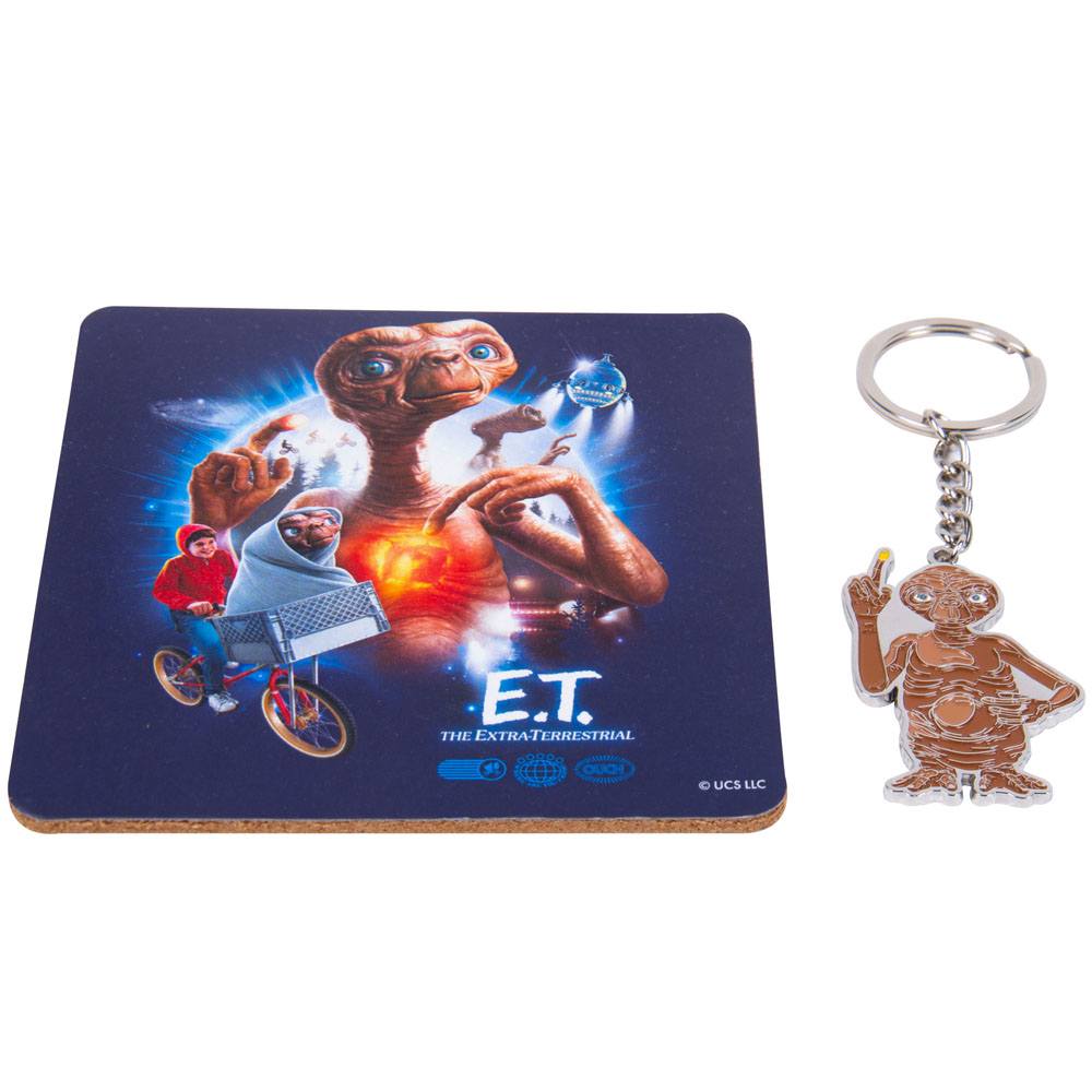 Pack Cadeau E.T. - Mug + Sous-Verre + Porte-Clés