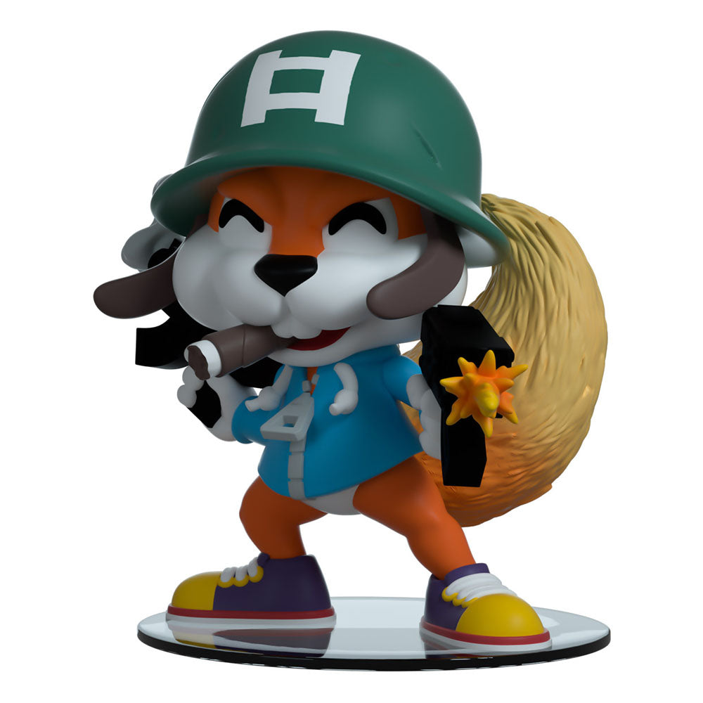 conkers bad fur day vinyl figurine soldier conker youtooz