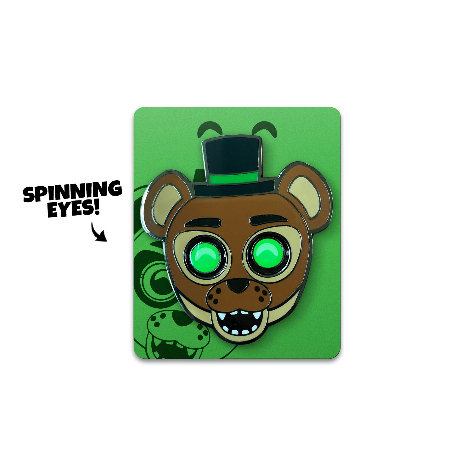 Popgoes The Weasel Spinning Pin