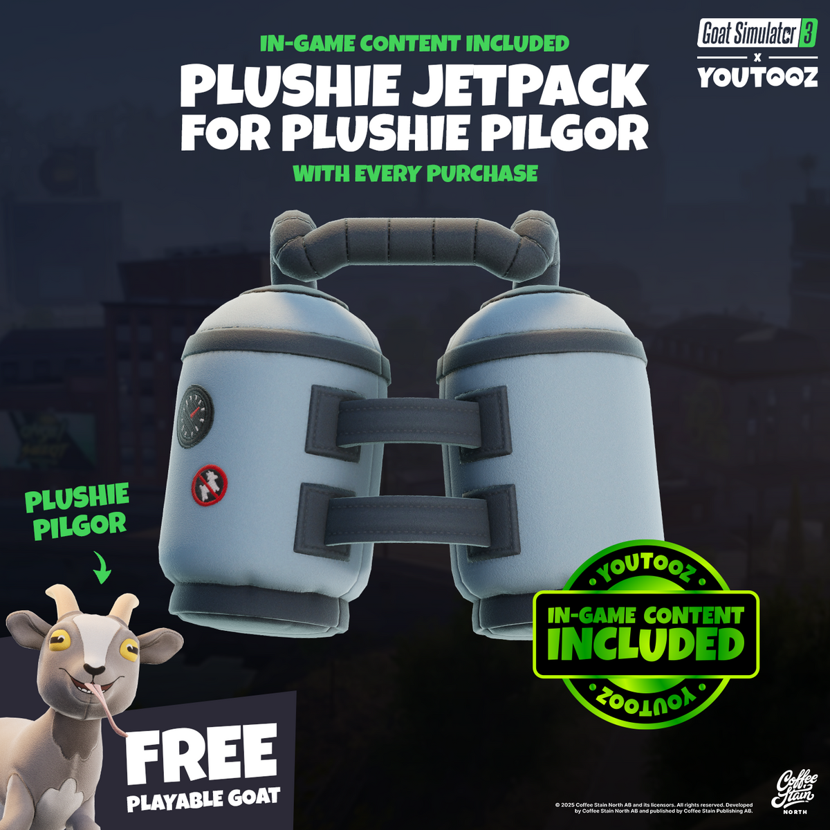 Goat Simulator Plush (9in)