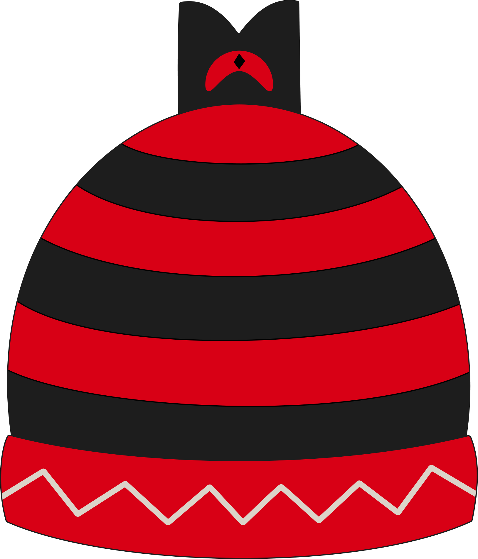 Red Crown Beanie