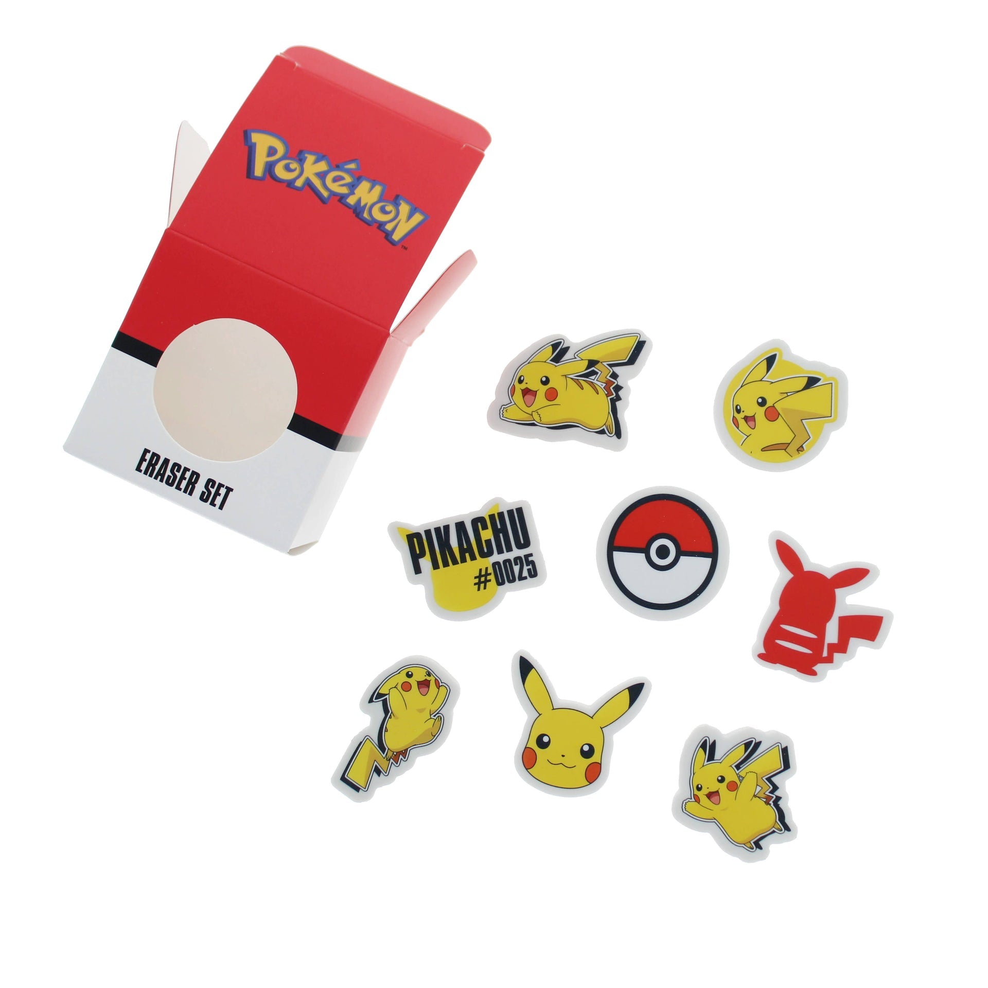 Set de – gommes Pokémon Pikachu | Blueprint Collections – vue 3