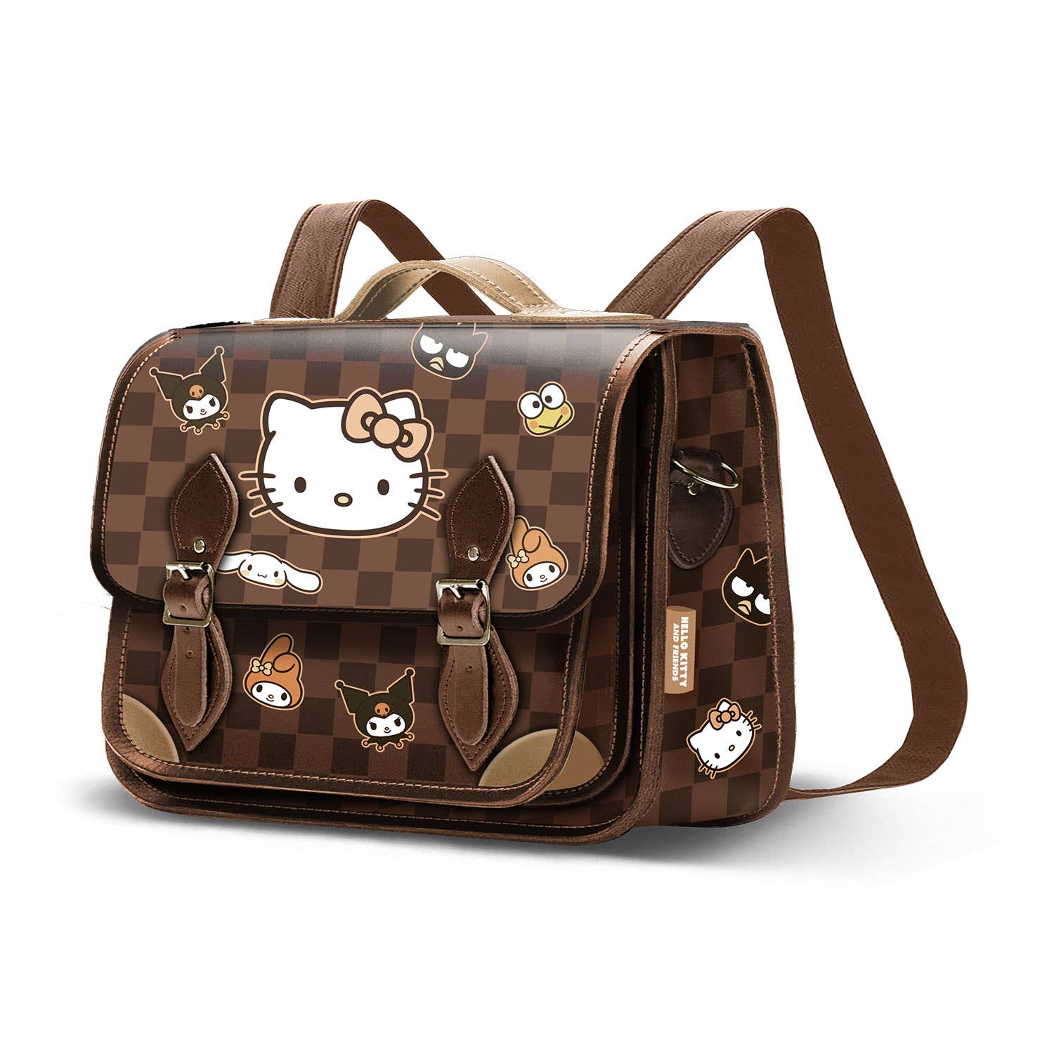 Hello Kitty Squares-Sac à Bandoulière-Sac à dos Satchel