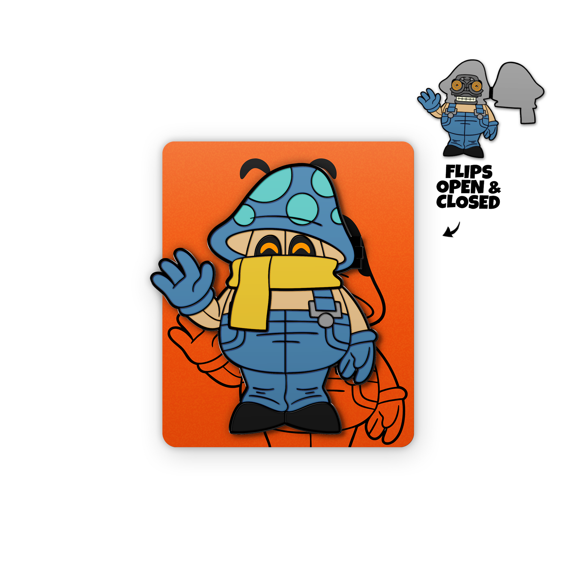 Mimic Mycellium Man Reveal Pin
