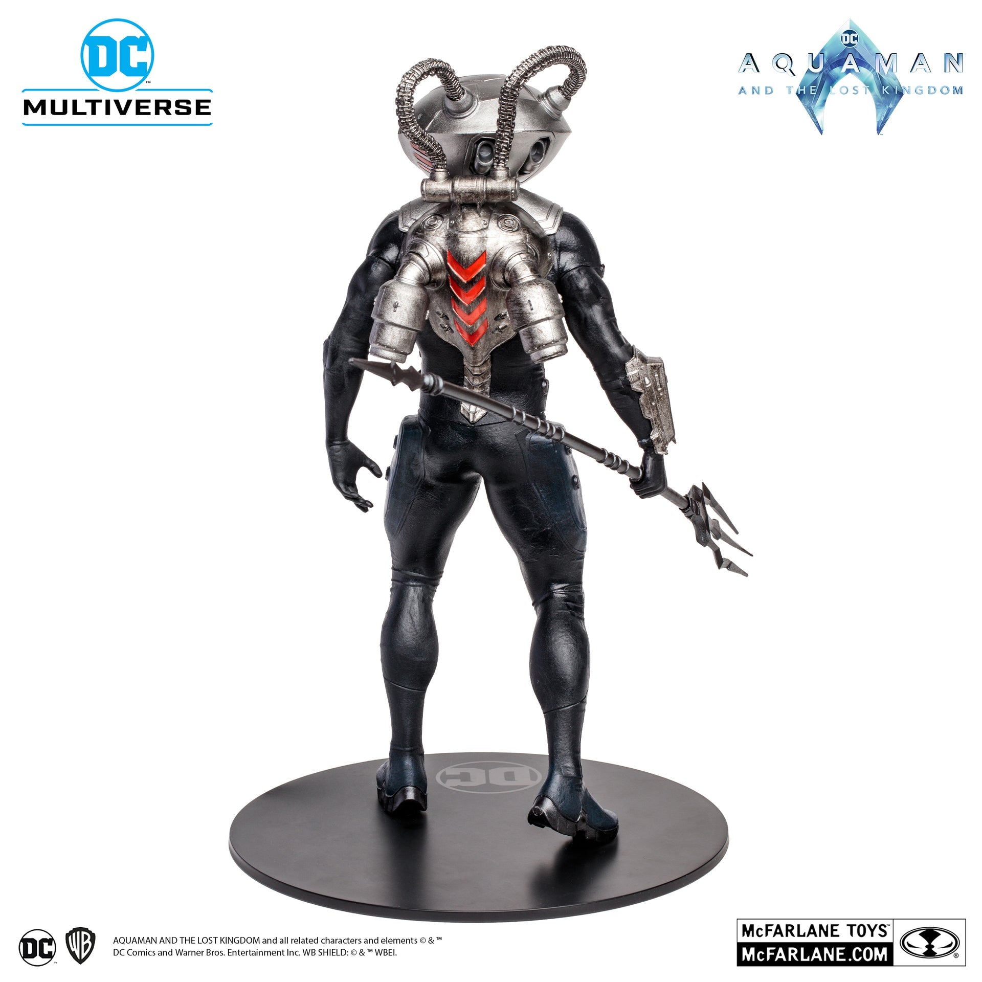 black manta aquaman and the lost kingdom 12 pvc statue mcfarlane toys