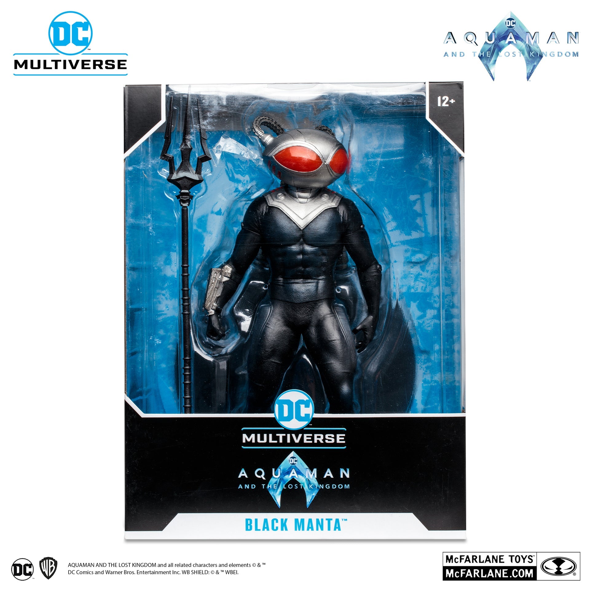 black manta aquaman and the lost kingdom 12 pvc statue mcfarlane toys