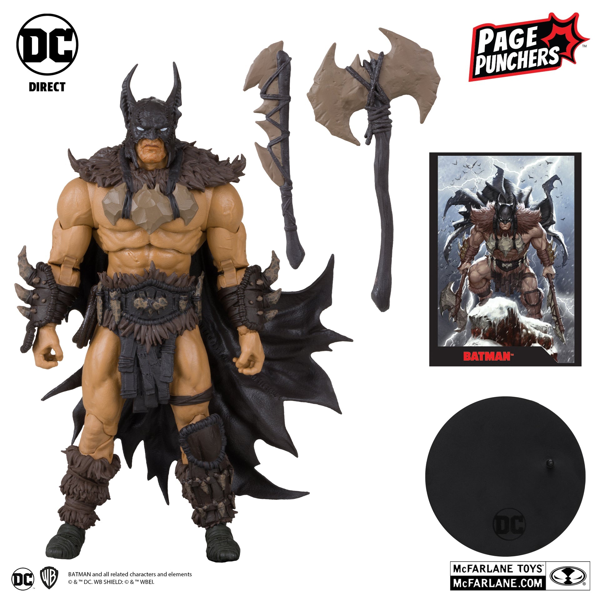 Figurine Batman avec Comic Batman: Fighting The Frozen (Page Punchers)