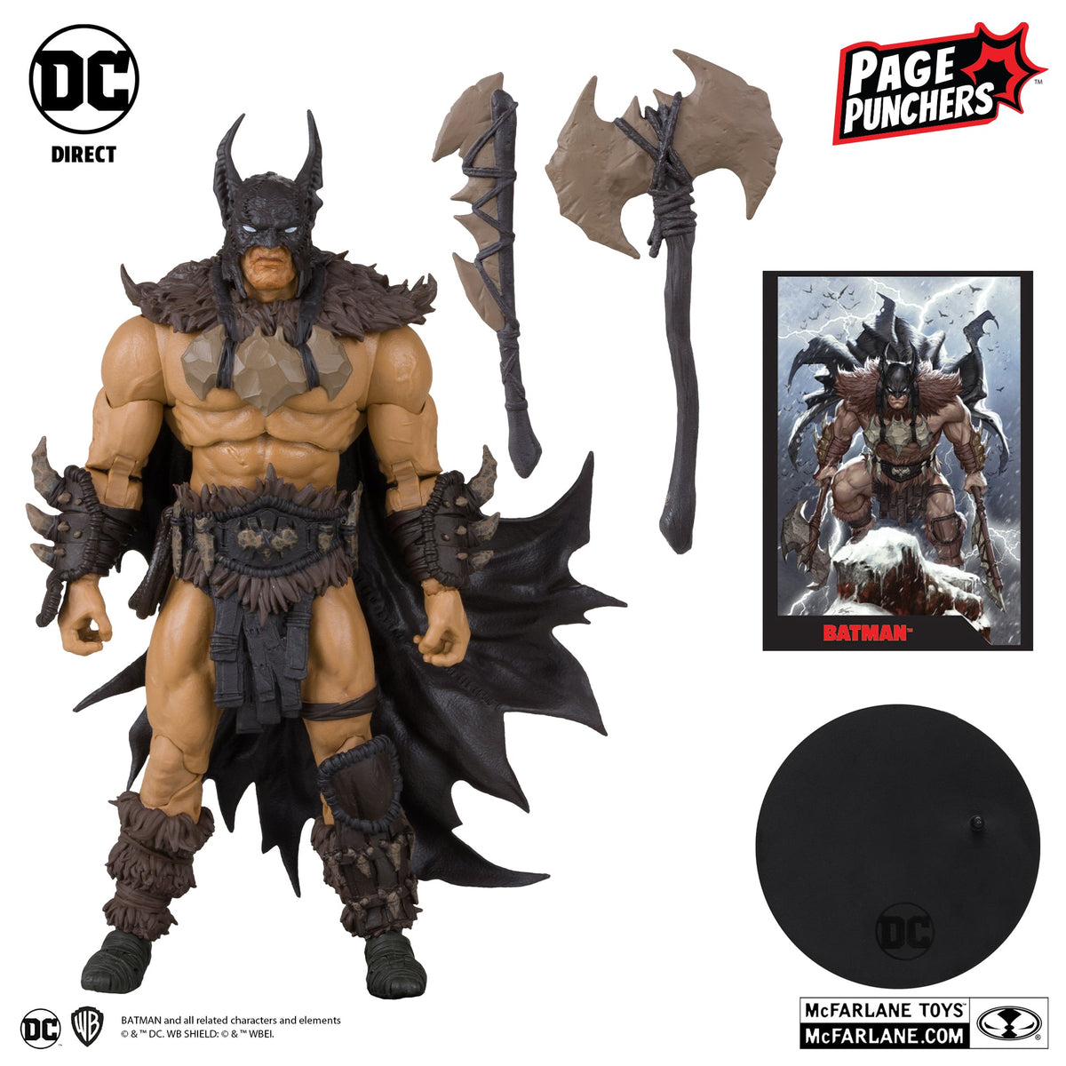 Figurine Batman avec Comic Batman: Fighting The Frozen (Page Punchers)