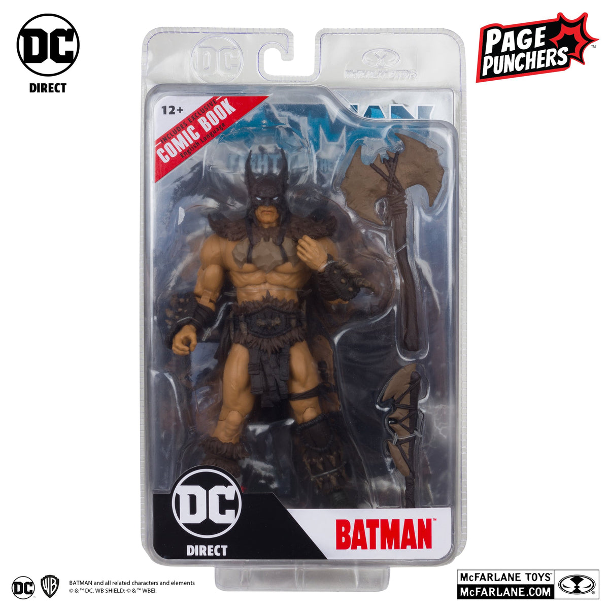 Figurine Batman avec Comic Batman: Fighting The Frozen (Page Punchers)