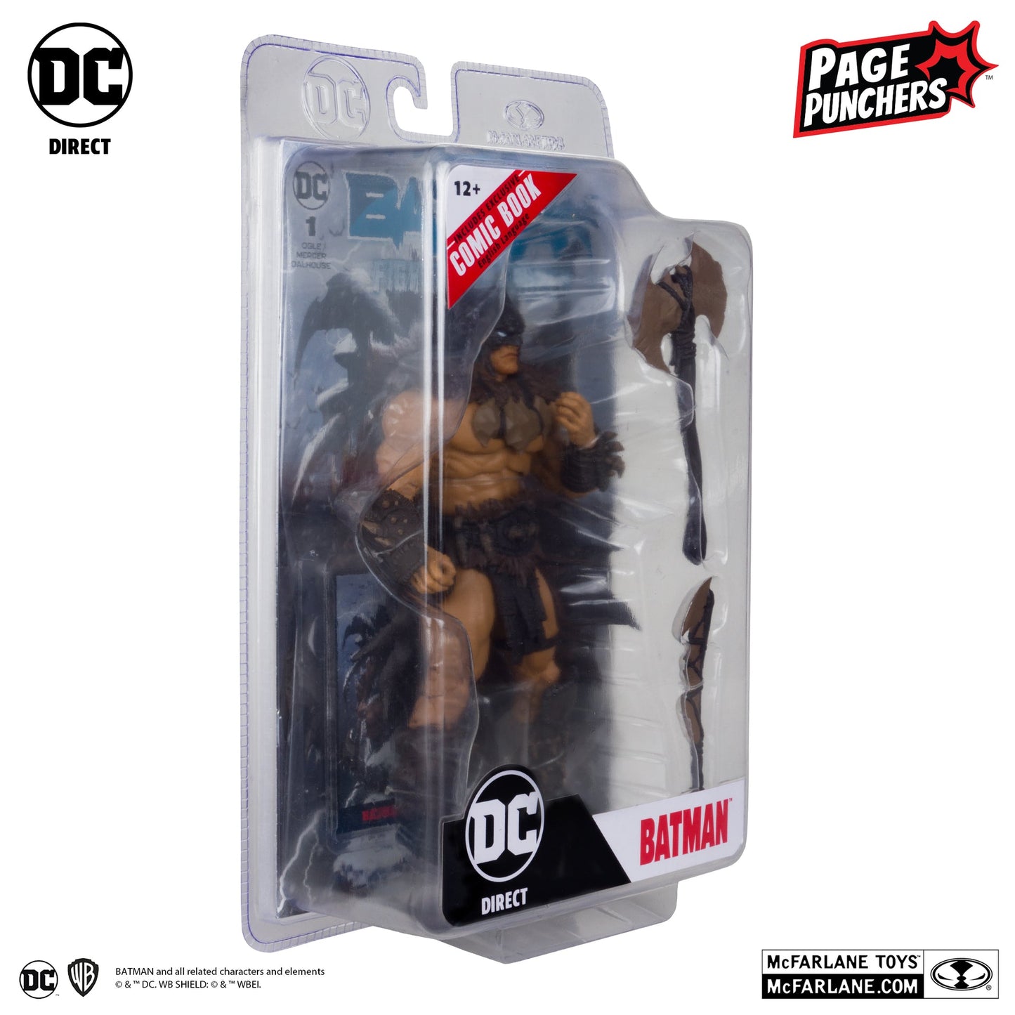 Figurine Batman avec Comic Batman: Fighting The Frozen (Page Punchers)