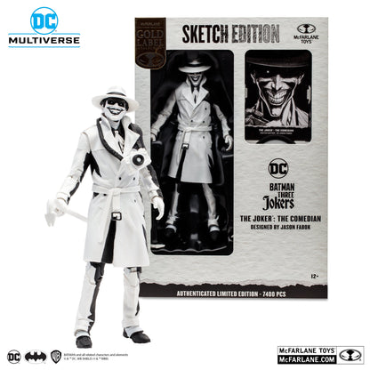 the joker designed by jason fabok sketch edition gold label mcfarlane toys