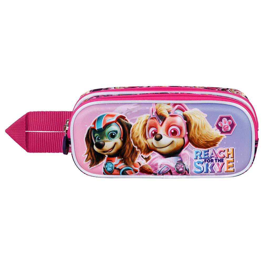 La Pat' Patrouille Mighty-Trousse 3D Double, Rose